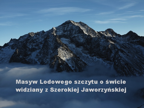 Lodowy Szczyt zimą